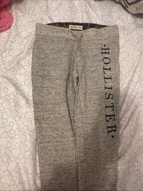 Hollister Grey Logo Joggers for Kids